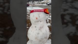 Snow Man in Atlanta!