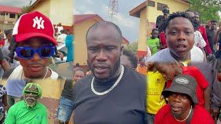 Oboy Siki in hot argument with actor kwame borga and chases him away at the Kumawood AllStars Games