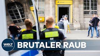 BERLIN: Knallharter Überfall auf Geldtransporter vor Postbank-Filiale