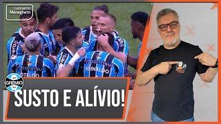 Depois do susto, três pontos de alívio para o Grêmio!