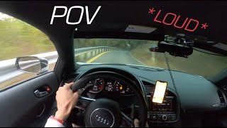 AUDI R8 V10+ POV DRIVE (4K)