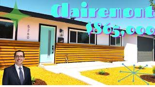 $865,000 Mid Century Modern Home - Clairemont, San Diego California