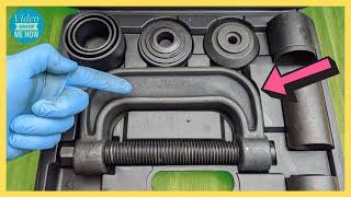 How to use a BALL JOINT PRESS TOOL (and Remove and Install Ball Joints)