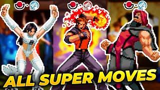 ALL SUPER MOVES TUTORIAL - Rage of the Dragons (ROTD)