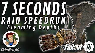 Fallout76: 7 SECONDS Raid Speedrun on Ultracite Terror!