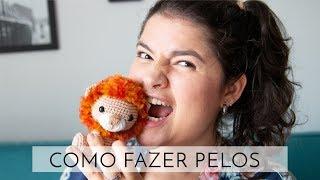 Amigurumi do Zero #50 - Como fazer pelos e cabelos de lã penteada nos amigurumis