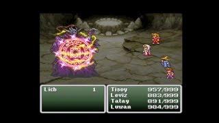 Final Fantasy 1 (Origins) [PS1/ePSXe] - Vs Earth Fiend Lich (2019september23)