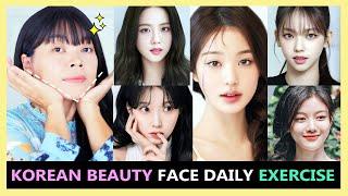 How to have Korean Beauty Standards Face Naturally | FACE DAILY EXERCISE & MASSAGE