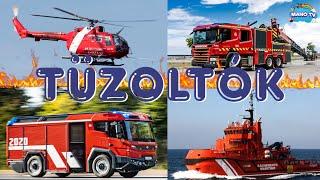 Tűzoltók - Tűzoltók gyerekeknek. Fedezd fel a tűzoltók izgalmas világát! #firefighter #tűzoltók