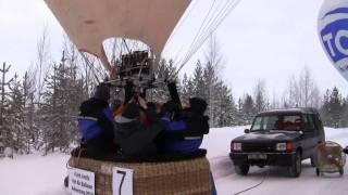 "retrouving de montgolfiere" bucolique, en Laponie