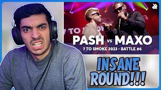 SAVAGE REACTS | PASH  vs MaxO  | GRAND BEATBOX BATTLE 2023: 7 TO SMOKE | Battle 6