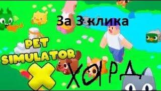 Как попасть в Хард мир в Pet Simulator X! | За 3 Клика