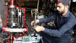 How to Repaire Toyota Hiace Van GEARBOX | Amazing Technique of Restoration Hiace Van GEARBOX