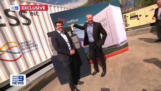 Queensland's Energy Minister inspects Energy Storage Industries iron flow batteries