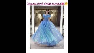 Beautiful organza frock design #organzafrock #organzasuit#outfitideas #womensclothing