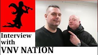 VNV NATION interview at Winterlights Dortmund, December 21 2024, by Nightshade TV