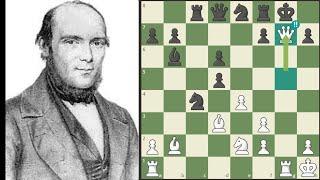 Another amazing game by Adolf Anderssen - Adolf Anderssen vs Berthold Suhle 1860