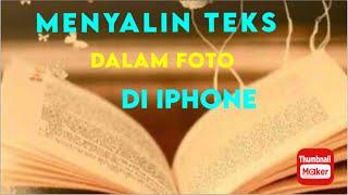 Menyalin teks dalam Foto di IPhone 2022