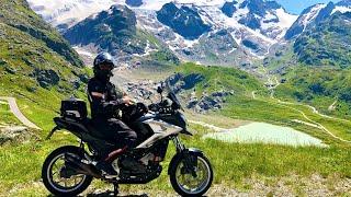 (English) Switzerland & Liechtenstein On My Honda NC750X, The Most Beautiful Passes In The Alps