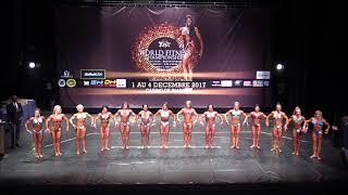 Women's Physique up to 163 at the IFBB World Fitness Championships 2017 (Biarritz), line up