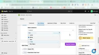 Orderbazi : Quick Order | Set up Quick Order Collection Settings | Shopify App | SolverCircle