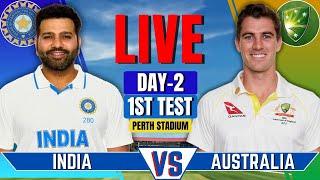 India vs Australia, 1st Test, Day 2 | IND vs AUS Live Match | Live Cricket Match Today | IND vs AUS