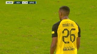 Anthony Martial Goal, AEK Athens vs Aris Thessaloniki (2-0) All Goals and Extended Highlights