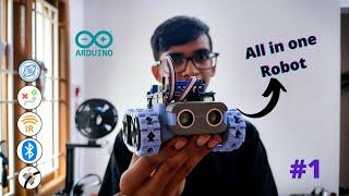 DIY Arduino All in one car | Smart Modular | Obstacle Avoiding | Technical Tamizha