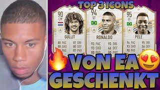 SIDNEY BEKOMMT DIE 3 BESTEN FIFA 21 ICONS VON EA GESCHENKT + Anweisungen & Taktiken | SIDNEYEWEKA