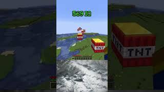 -6923 IQ vs 6969 IQ Minecraft  (World's Smallest Violin) #shorts