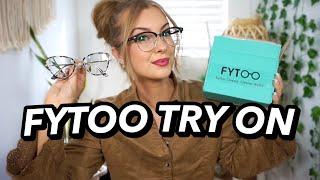 FYTOO UNBOXING | AFFORDABLE PRESCRIPTION GLASSES TRY ON + REVIEW