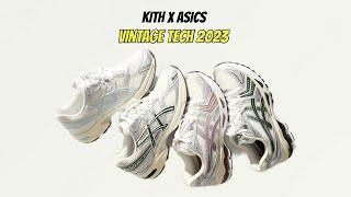 KITH x ASICS Vintage Tech 2023