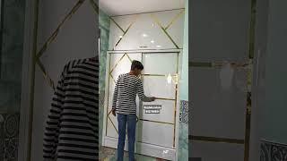 Luxury sliding wardrobe design made by dazzlefurnitureworld #youtubeshorts #shorts #furniture #viral