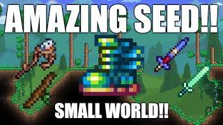 Terraria 1.4.4.9 Amazing Seed Small World!