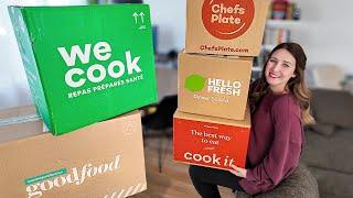 J'ai testé GoodFood, HelloFresh, Cook It, We Cook, Chefs Plate !