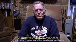 Jessie Pfrimmer talks about why he is supporting Claudette Smith for Mayor