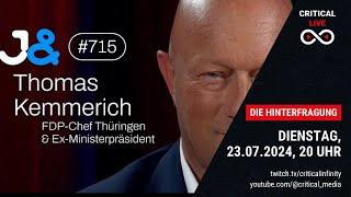 Critical Live - Die Hinterfragung: Thomas Kemmerich (FDP) bei Jung & Naiv