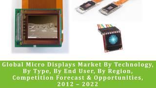 Global Micro Displays Market Forecast and Opportunities, 2022- TechSci Research