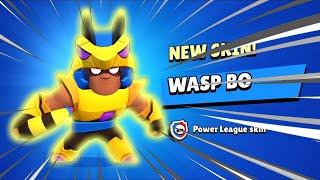 UNLOCKED *WASP BO* Exclusive Power League Skin  |  Brawl Stars