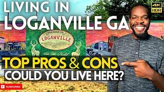 Living in Loganville GA | Top Pros & Cons | Could you live here? | Loganville GA Tour (Downtown)