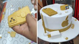 Aj Ka Cake Jis Theme Pe Bana Raha Hu Na Har Jan Ka Sapna Hota Hai Khas MerePas Bhi hota I Phone Cake