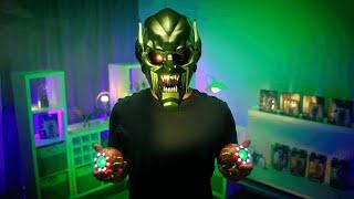 Green Goblin Mask and Pumpkin Bomb from Hasbro Marvel Legends!!