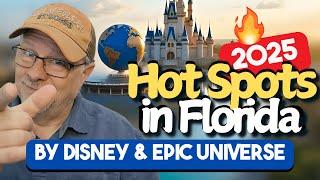 3 Places to Live By Disney World & Universal Studio's Epic Universe!