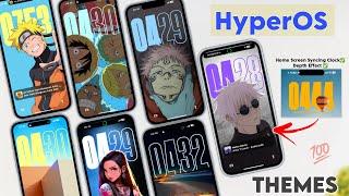 Xiaomi HyperOS New Theme | Depth Wallpaper & AOD & Dynamic Island Apply Now  Miui 14 New Themes 