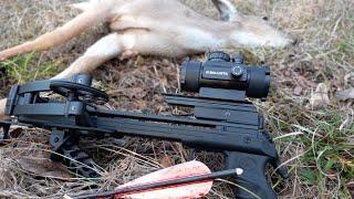 Deer Hunting with a Bat ... Ballista Bat Pistol Crossbow