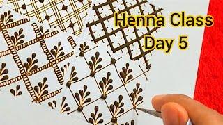 Henna Class Day 5 || tips and tricks || Learn henna with mehandi by mummus