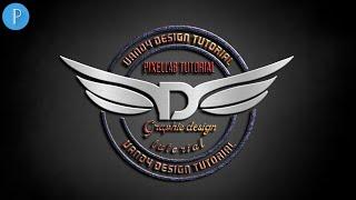 Amazing logo design using pixellab tutorial|design logo on pixellab|Vandy design|HD