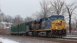 HD: Awesome Sunday Railfanning! 2-3-13.