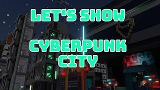 Let's Show: Lego Worlds #1 Cyberpunk City WIP [with downloads]