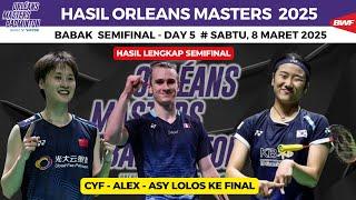 Hasil Lengkap Semifinal Orleans Masters 2025 day5 ~ 4 wakil Korea dan 2 wakil cina ke Final